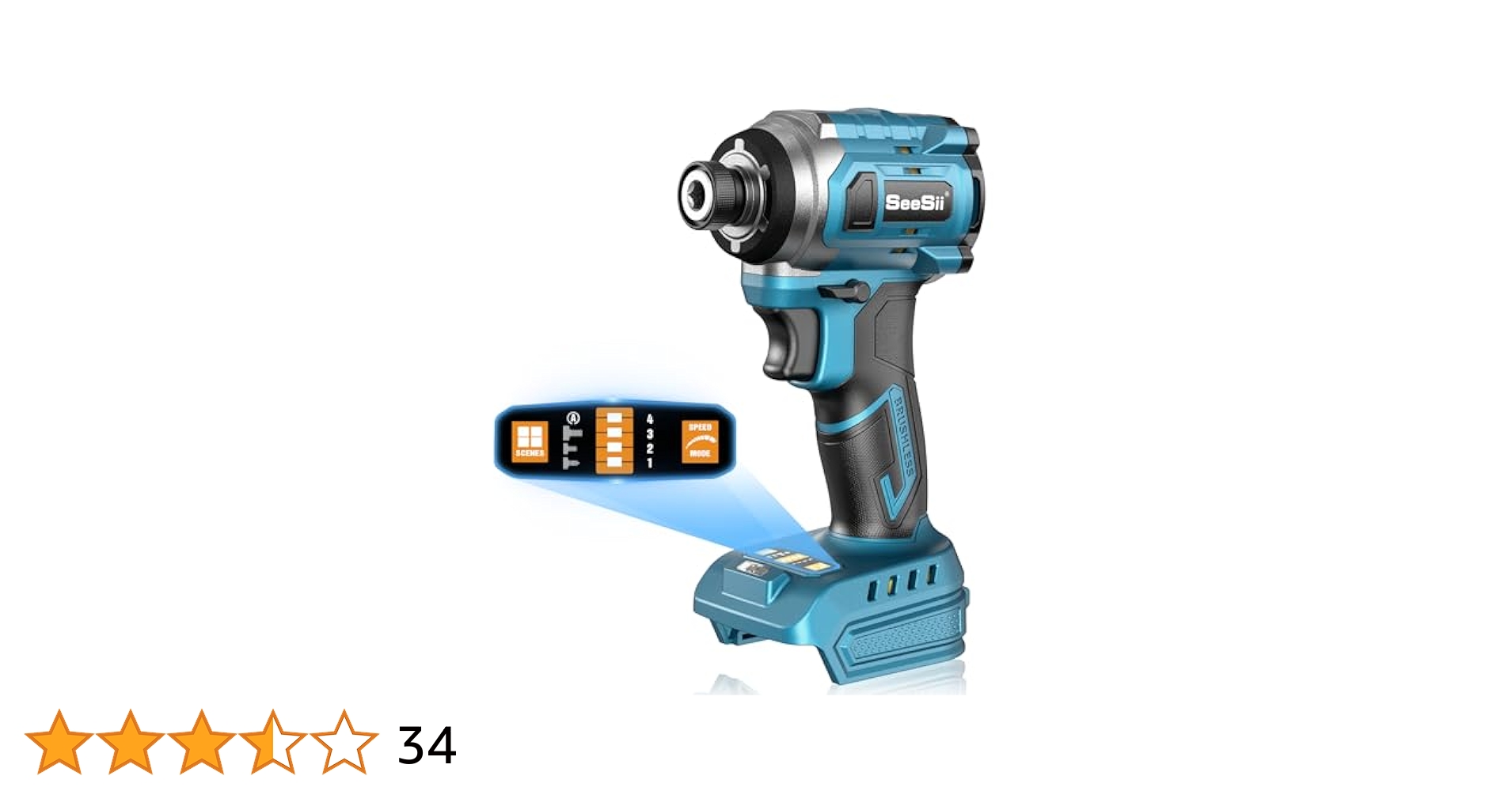 Amazon | 【2025新型】SEESII インパクトドライバー 電動